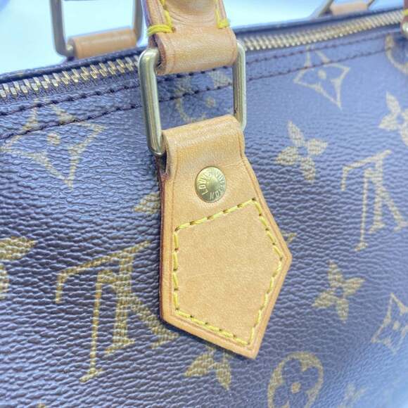 LOUIS VUITTON Brown Monogram Speedy 25 Bag - Picture 12 of 13